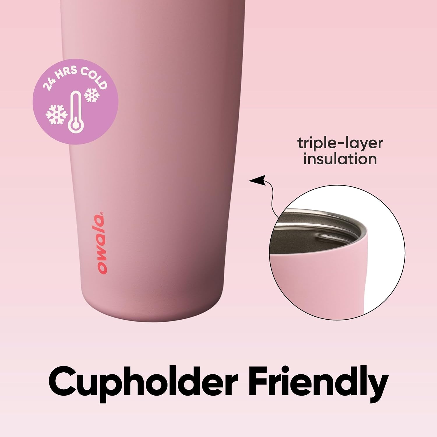 image:imageOwala FreeSip Twist Stainless Steel Water Bottle 18 oz Sunny DazeAngel Food Cake