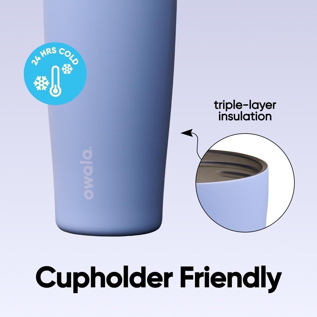 image:imageOwala FreeSip Twist Stainless Steel Water Bottle 18 oz Sunny DazeOut of the Blue