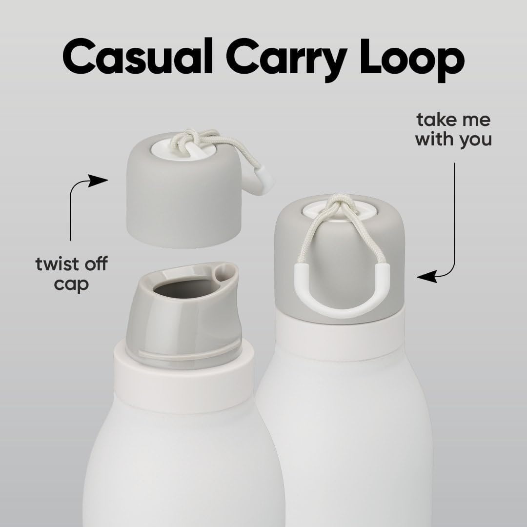image:imageOwala FreeSip Twist Stainless Steel Water Bottle 18 oz Sunny DazeSunny Daze