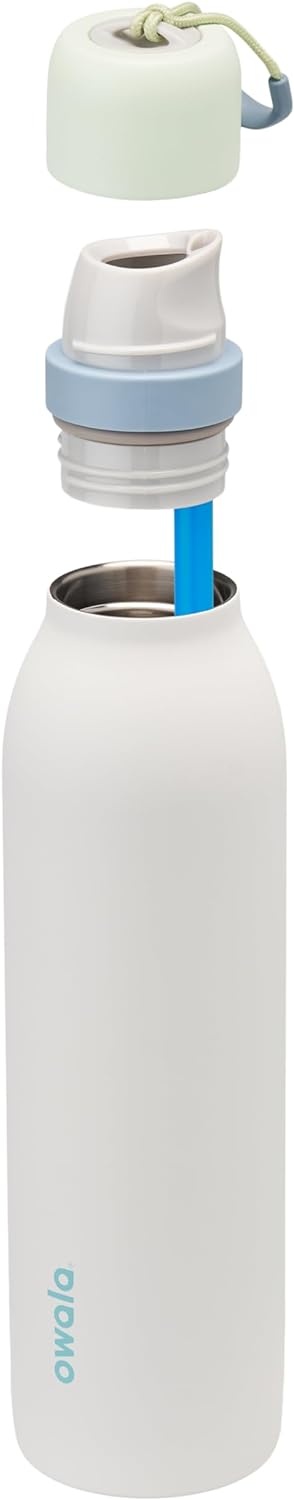 image:imageOwala FreeSip Twist Stainless Steel Water Bottle 24 oz Angel Food CakeIced Breeze