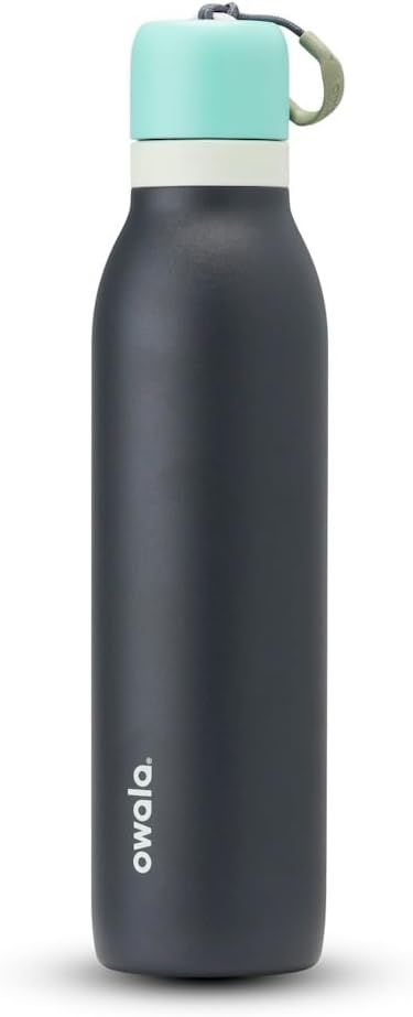 image:imageOwala FreeSip Twist Stainless Steel Water Bottle 24 oz Minty HorizonsFoggy Tide