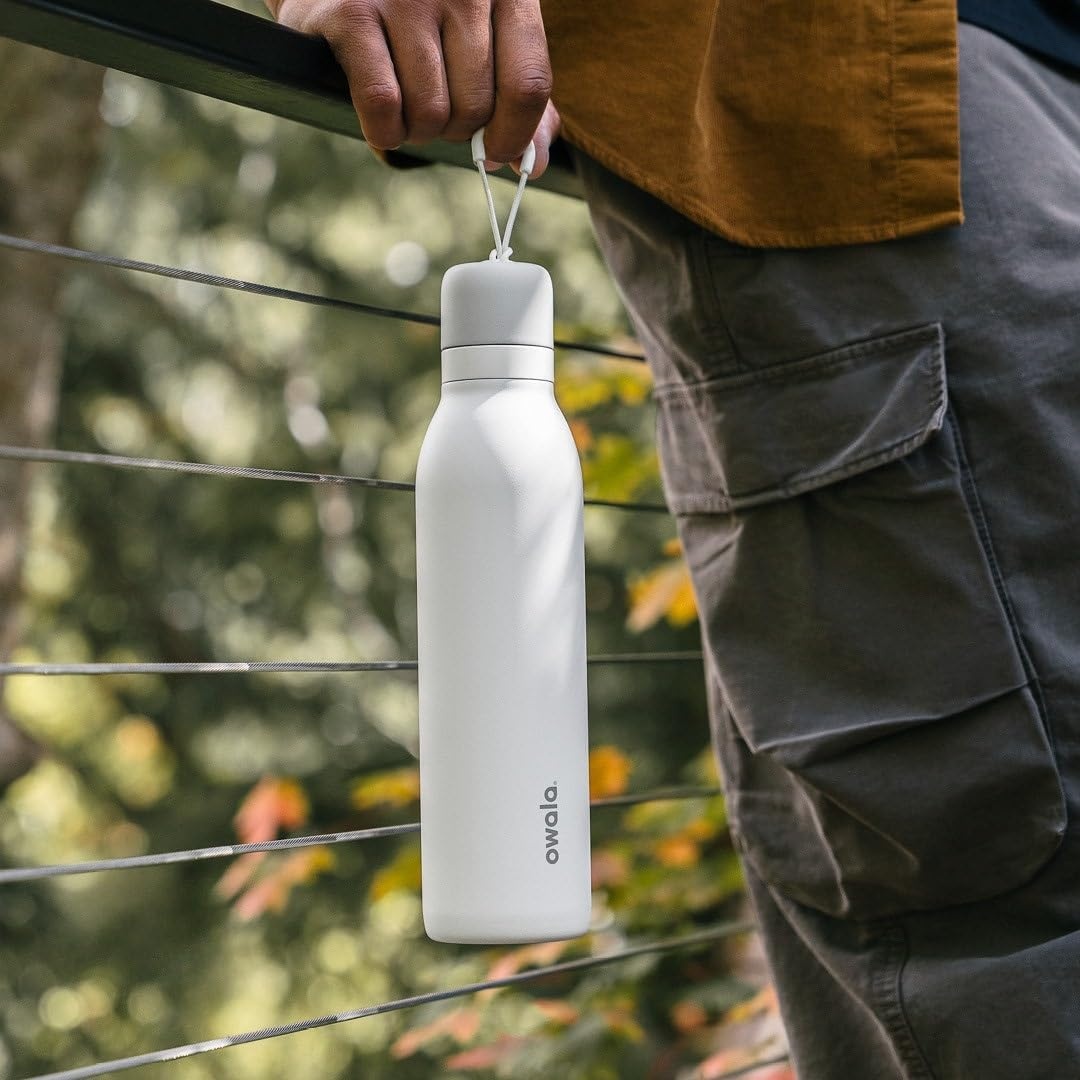 image:imageOwala FreeSip Twist Stainless Steel Water Bottle 24 oz Minty HorizonsSweet Pea