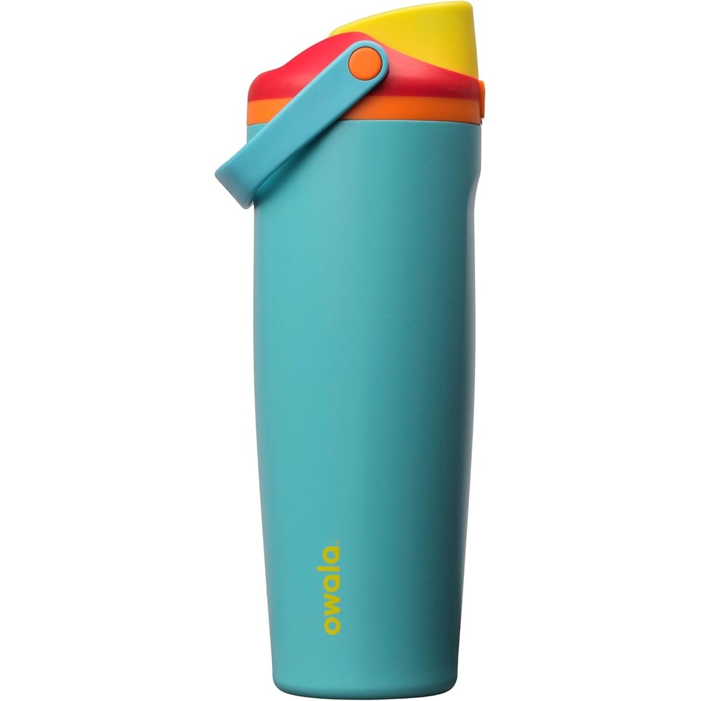 image:imageOwala FreeSip Twist Stainless Steel Water Bottle 18 oz Sunny DazeSummer Sweetness