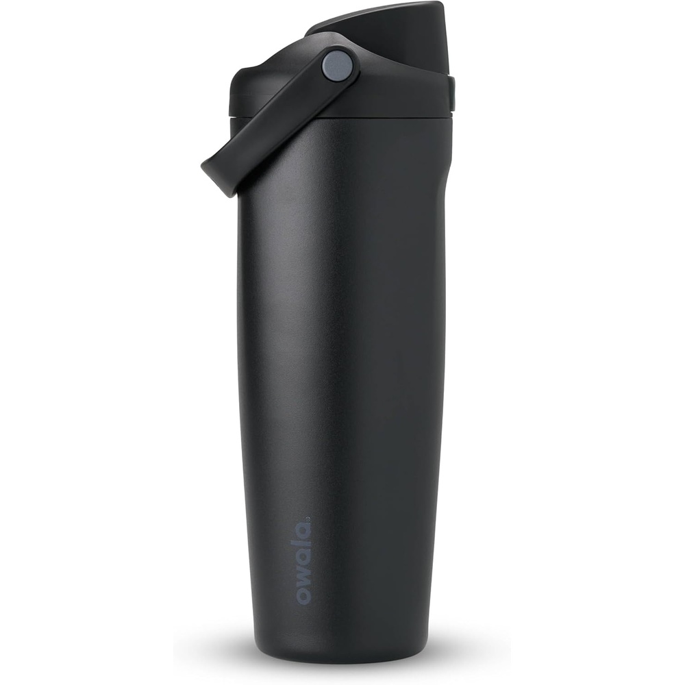 image:imageOwala FreeSip Twist Stainless Steel Water Bottle 18 oz Sunny DazeVery Very Dark