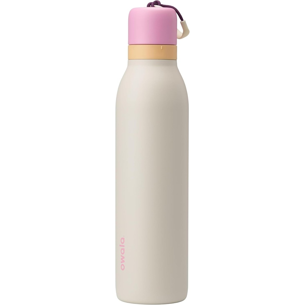image:imageOwala FreeSip Twist Stainless Steel Water Bottle 24 oz Angel Food CakeDaybreak