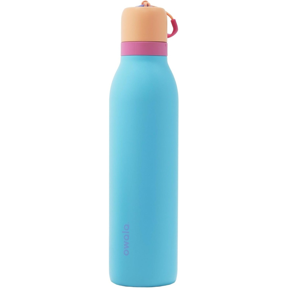 image:imageOwala FreeSip Twist Stainless Steel Water Bottle 24 oz Minty HorizonsIn Bloom