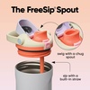 Owala FreeSip Twist Stainless Steel Water Bottle 18 oz Sunny Daze(Beach House)