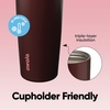 Owala FreeSip Twist Stainless Steel Water Bottle 18 oz Sunny Daze(Black Cherry)