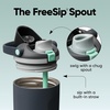 Owala FreeSip Twist Stainless Steel Water Bottle 18 oz Sunny Daze(Foggy Tide)