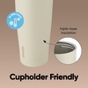 Owala FreeSip Twist Stainless Steel Water Bottle 18 oz Sunny Daze(Lightly Toasted)