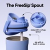 Owala FreeSip Twist Stainless Steel Water Bottle 18 oz Sunny Daze(Out of the Blue)