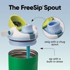 Owala FreeSip Twist Stainless Steel Water Bottle 18 oz Sunny Daze(Putting Green)