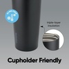 Owala FreeSip Twist Stainless Steel Water Bottle 18 oz Sunny Daze(Very  Very Dark)