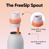 Owala FreeSip Twist Stainless Steel Water Bottle 24 oz Angel Food Cake(Beach House)