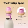 Owala FreeSip Twist Stainless Steel Water Bottle 24 oz Angel Food Cake(Daybreak)