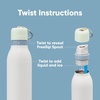 Owala FreeSip Twist Stainless Steel Water Bottle 24 oz Angel Food Cake(Iced Breeze)