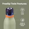 Owala FreeSip Twist Stainless Steel Water Bottle 24 oz Minty Horizons(Camo Cool)