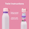 Owala FreeSip Twist Stainless Steel Water Bottle 24 oz Minty Horizons(Dreamy Field)