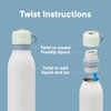 Owala FreeSip Twist Stainless Steel Water Bottle 24 oz Minty Horizons(Iced Breeze)