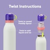 Owala FreeSip Twist Stainless Steel Water Bottle 24 oz Minty Horizons(Minty Horizon)