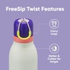 Owala FreeSip Twist Stainless Steel Water Bottle 24 oz Minty Horizons(Minty Horizon)