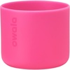 Owala Silicone Water Bottle Boot, Anti-Slip Protective Sleeve for Water Bottle, Protects FreeSip, Twist, and Flip Stainless Steel Water Bottles, 32 Oz, Grey(Bright Pink)
