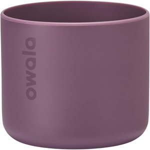 Owala Silicone Water Bottle Boot, Anti-Slip Protective Sleeve for Water Bottle, Protects FreeSip, Twist, and Flip Stainless Steel Water Bottles, 32 Oz, Grey(Mauve)