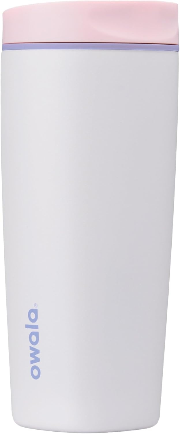 image:imageOwala SmoothSip Slider Insulated Travel Coffee Cup 20 oz Very Very DarkCandy Coated