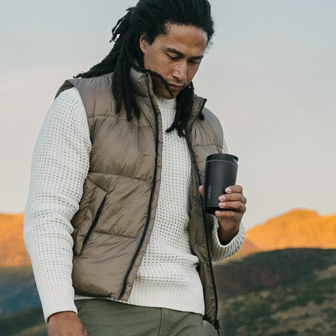 image:imageOwala SmoothSip Slider Insulated Travel Coffee Cup 20 oz Very Very DarkVery Very Dark