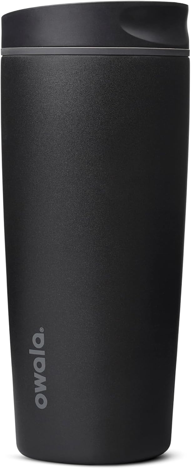 image:imageOwala SmoothSip Slider Insulated Travel Coffee Cup 20 oz Very Very DarkVery Very Dark