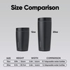 Owala SmoothSip Slider Insulated Travel Coffee Cup 20 oz Very Very Dark(Very  Very Dark)