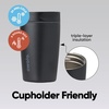 Owala SmoothSip Slider Insulated Travel Coffee Cup 20 oz Very Very Dark(Very  Very Dark)