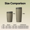 Owala SmoothSip Slider Stainless Steel Insulated Travel Mug with Handle, 100% Leak Proof, For Hot and Cold Drinks, Travel Friendly with Sliding Lock Lid, BPA Free, 24 oz, Black Cherry(Off Road)