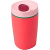 Owala SmoothSip Slider Stainless Steel Insulated Travel Mug with Handle, 100% Leak Proof, For Hot and Cold Drinks, Travel Friendly with Sliding Lock Lid, BPA Free, 24 oz, Black Cherry(Strawberry Fields)
