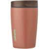 Owala SmoothSip Slider Stainless Steel Insulated Travel Mug with Handle, 100% Leak Proof, For Hot and Cold Drinks, Travel Friendly with Sliding Lock Lid, BPA Free, 24 oz, Black Cherry(Cozy Cocoa)
