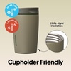 Owala SmoothSip Slider Stainless Steel Insulated Travel Mug with Handle, 100% Leak Proof, For Hot and Cold Drinks, Travel Friendly with Sliding Lock Lid, BPA Free, 24 oz, Black Cherry(Off Road)