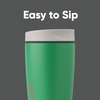 Owala SmoothSip Slider Stainless Steel Insulated Travel Mug with Handle, 100% Leak Proof, For Hot and Cold Drinks, Travel Friendly with Sliding Lock Lid, BPA Free, 24 oz, Black Cherry(Sour Apple)