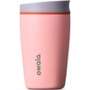 Owala SmoothSip Slider Stainless Steel Insulated Travel Mug with Handle, 100% Leak Proof, For Hot and Cold Drinks, Travel Friendly with Sliding Lock Lid, BPA Free, 24 oz, Black Cherry(Sugar High)