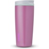 Owala SmoothSip Slider Stainless Steel Insulated Travel Mug with Handle, 100% Leak Proof, For Hot and Cold Drinks, Travel Friendly with Sliding Lock Lid, BPA Free, 24 oz, Black Cherry(Plum Perfect)