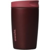 Owala SmoothSip Slider Stainless Steel Insulated Travel Mug with Handle, 100% Leak Proof, For Hot and Cold Drinks, Travel Friendly with Sliding Lock Lid, BPA Free, 24 oz, Black Cherry(Black Cherry)
