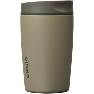Owala SmoothSip Slider Stainless Steel Insulated Travel Mug with Handle, 100% Leak Proof, For Hot and Cold Drinks, Travel Friendly with Sliding Lock Lid, BPA Free, 24 oz, Black Cherry(Off Road)