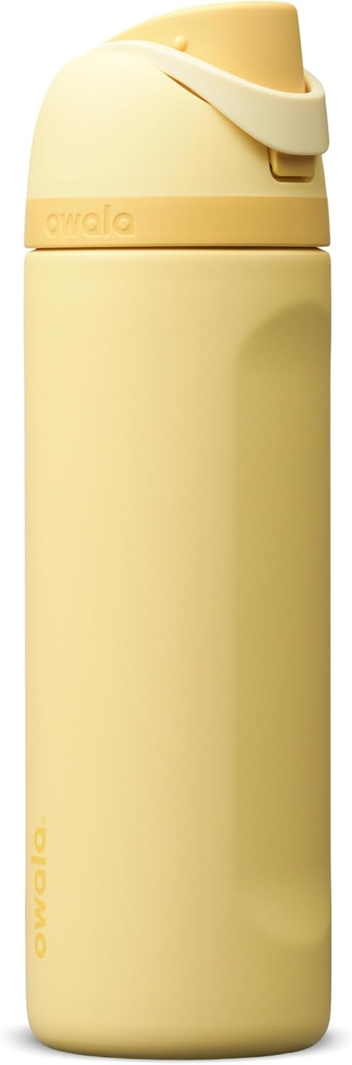 image:imageOwala FreeSip Kids Stainless Steel Water Bottle 16 oz Treasure HuntButter Half