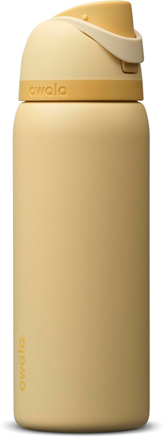 image:imageOwala FreeSip Kids Stainless Steel Water Bottle 16 oz Treasure HuntButter Half