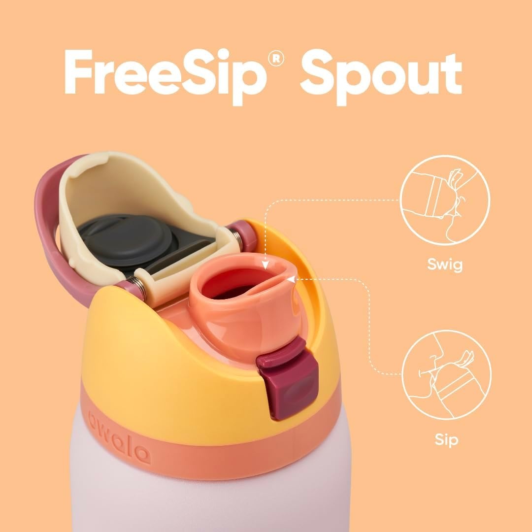 image:imageOwala FreeSip Kids Stainless Steel Water Bottle 16 oz Treasure HuntCandy Store