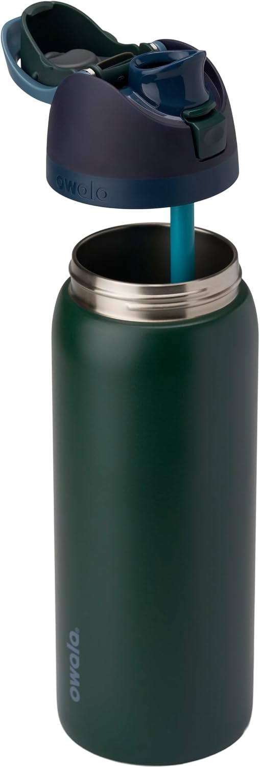 image:imageOwala FreeSip Kids Stainless Steel Water Bottle 16 oz Treasure HuntLost Signal