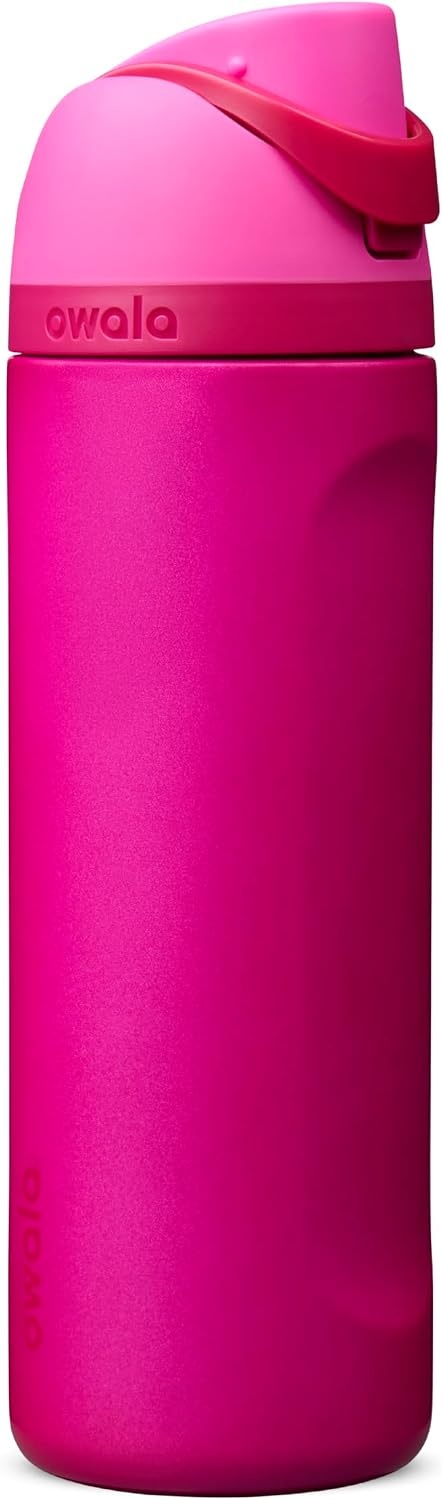 image:imageOwala FreeSip Kids Stainless Steel Water Bottle 16 oz Treasure HuntRead My Lips