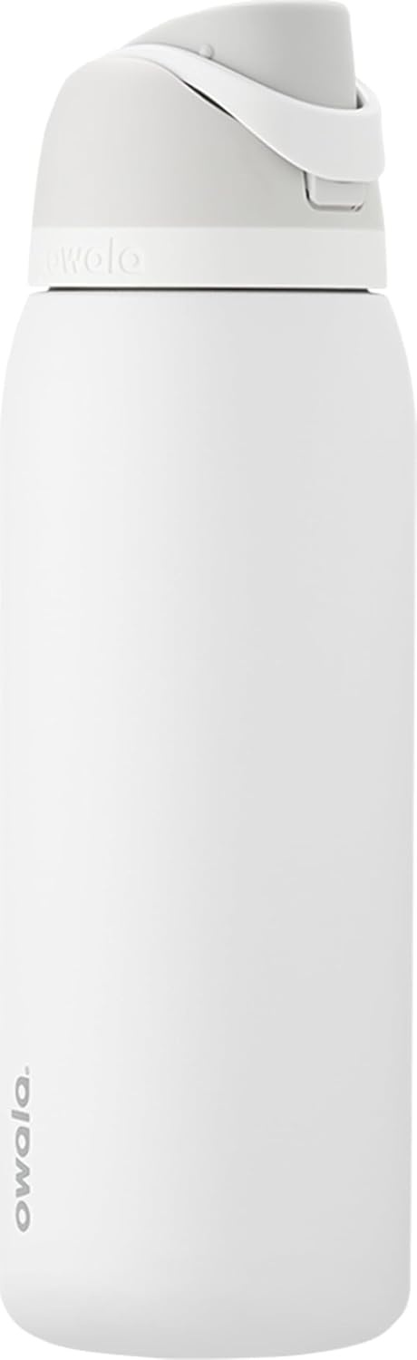 image:imageOwala FreeSip Kids Stainless Steel Water Bottle 16 oz Treasure HuntShy Marshmallow
