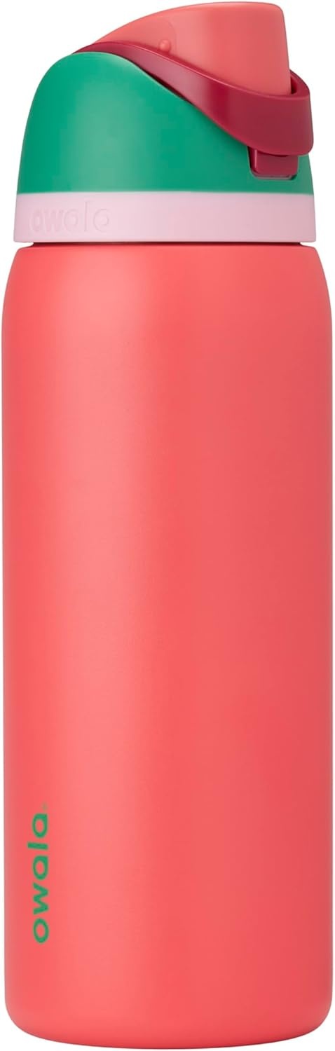image:imageOwala FreeSip Kids Stainless Steel Water Bottle 16 oz Treasure HuntStrawberry Fields