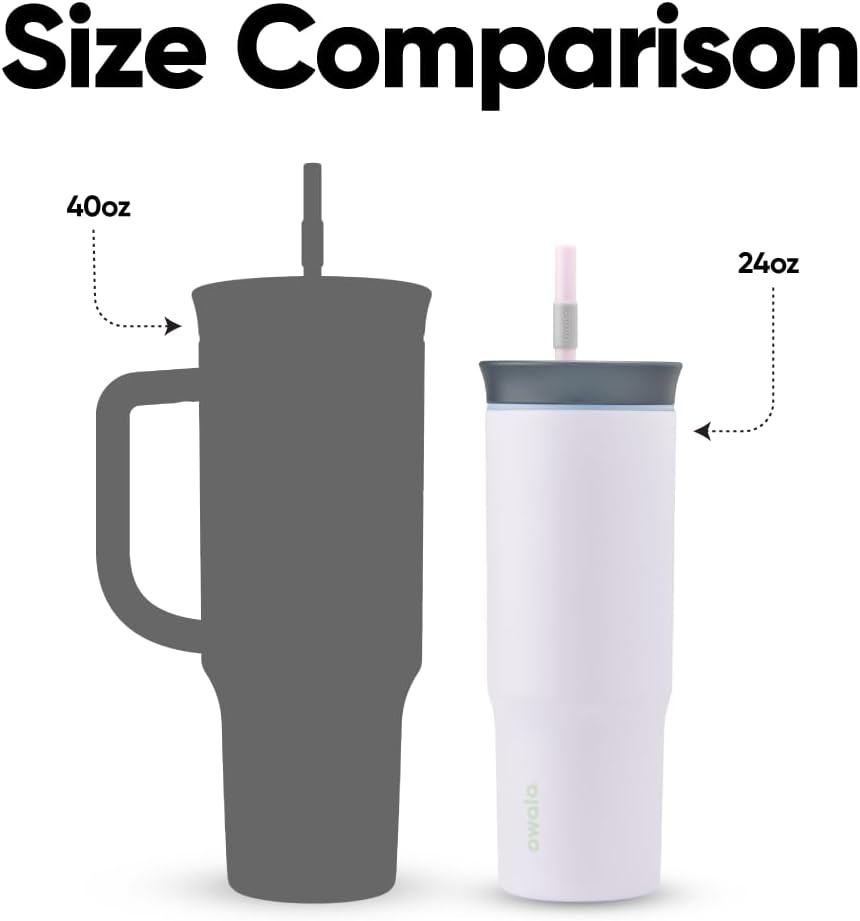 image:imageOwala Tumbler Stainless Steel Water Bottle 40 oz The Great BlueBunny Hop