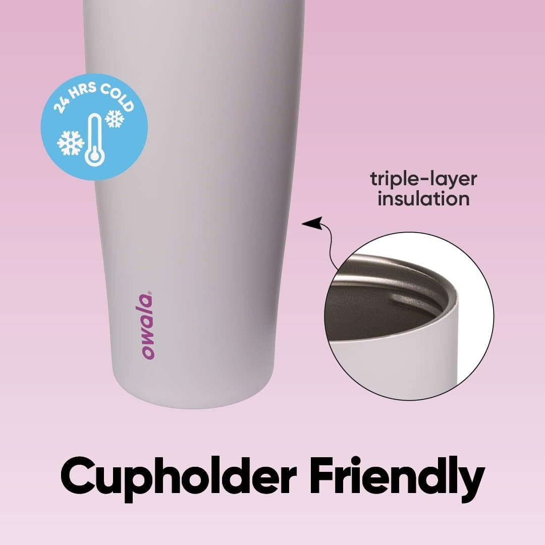 image:imageOwala Tumbler Stainless Steel Water Bottle 40 oz The Great BlueDreamy Field